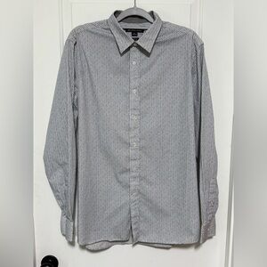 Michael Kors Monochrome Geometric Men's Shirt